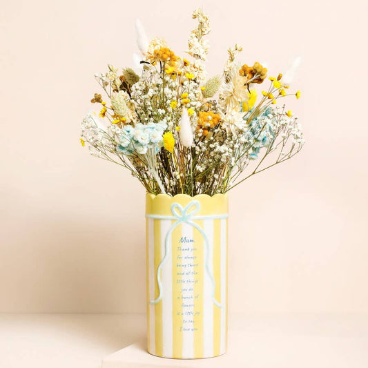 Lisa Angel - Sentimental Stripe Mum Quote Vase