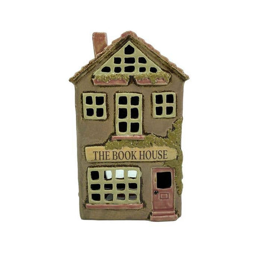 Langs - Cosy Chapter Stoneware The Book House Tea Light Holder