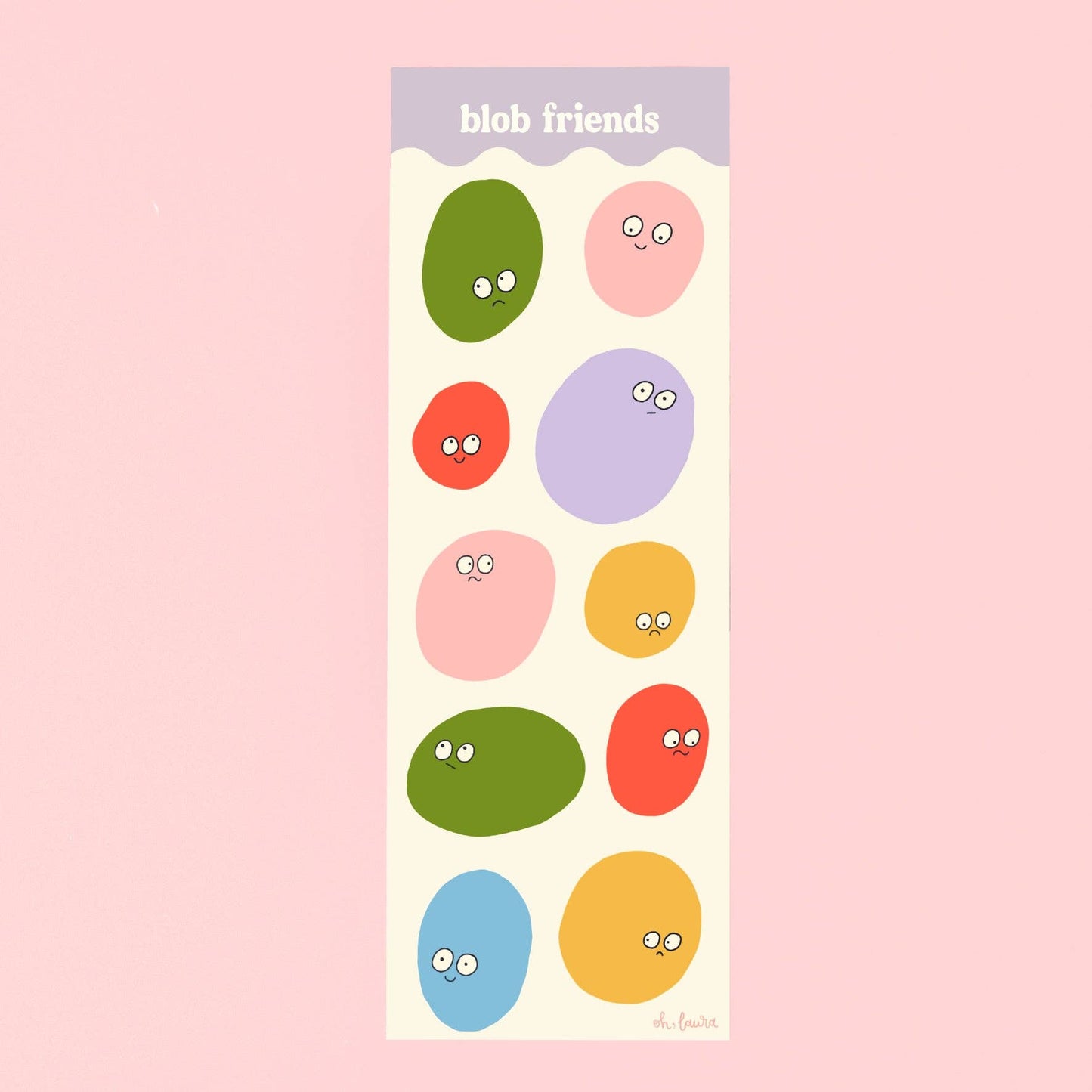 Oh, Laura - Planner Stickers - Blob Friends