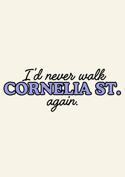 Blue Iris Designs Co - Cornelia Street Print