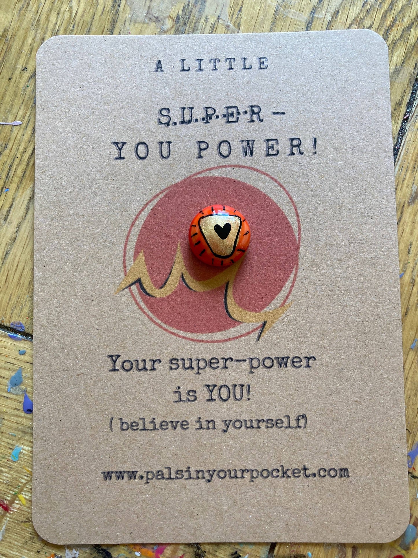 Pals in your Pocket - Superhero Strength & Healing Pocket Charm