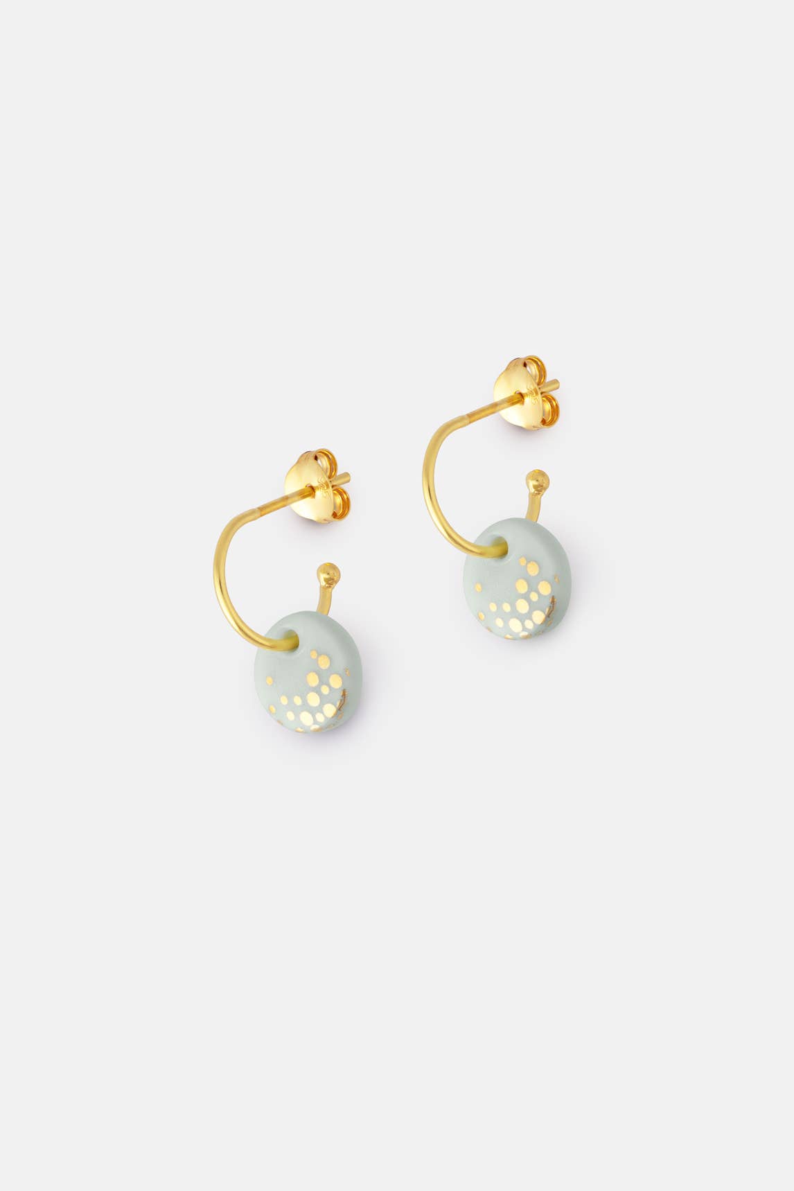 One & Eight - Mint Gold Gale Earrings
