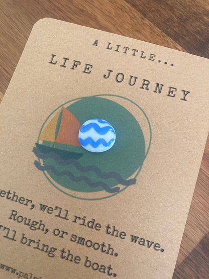 Pals in your Pocket - Traveler's Comfort Kindness Rock - Weather & Navigate