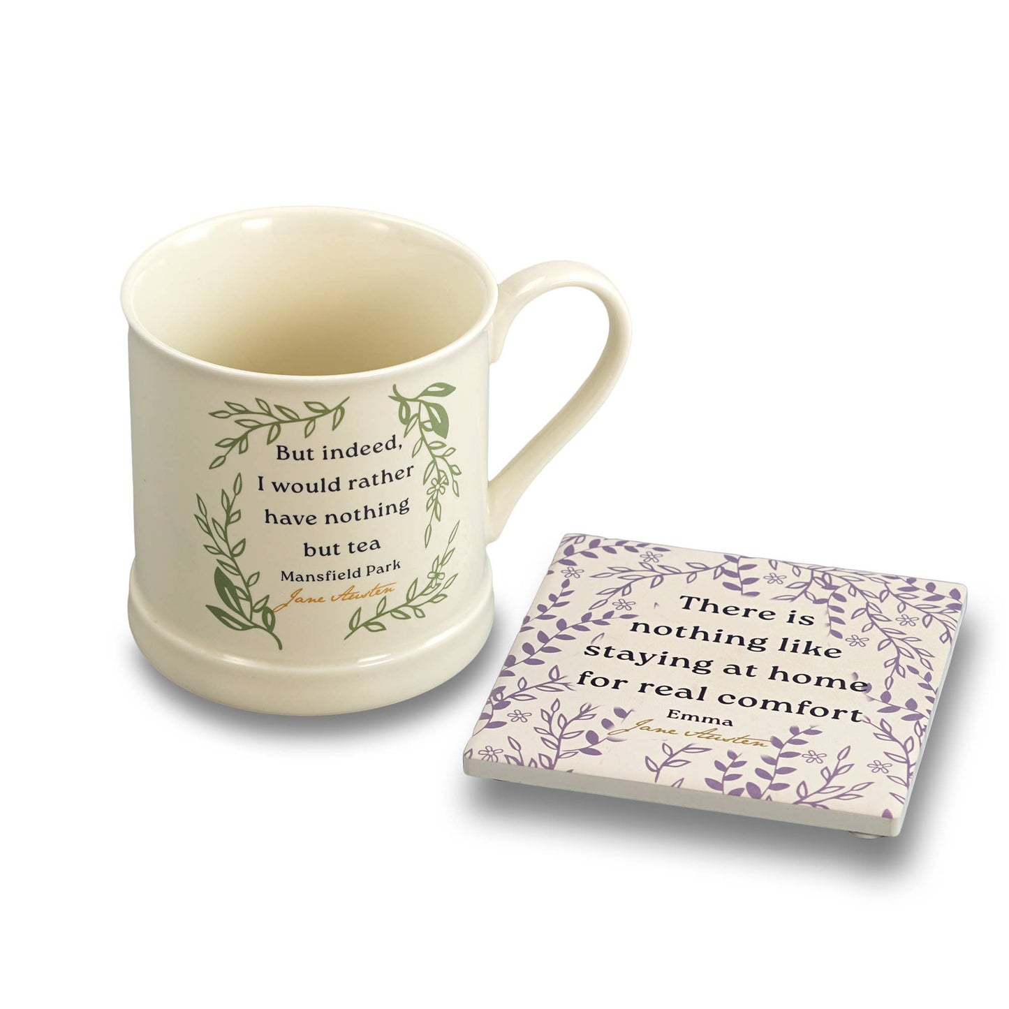 Half Moon Bay - Coaster Single Ceramic - Jane Austen (Emma)
