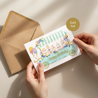 Not Today Tuesday - Birthday Card | Cake Stand | Bakery Stand