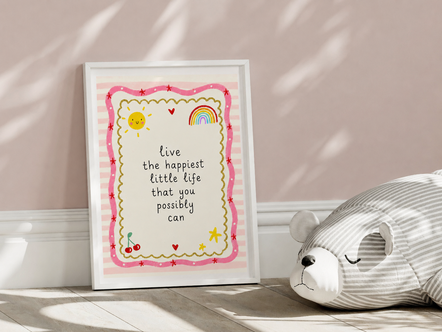 It's Lucy Doodles - Happiest Little Life Print