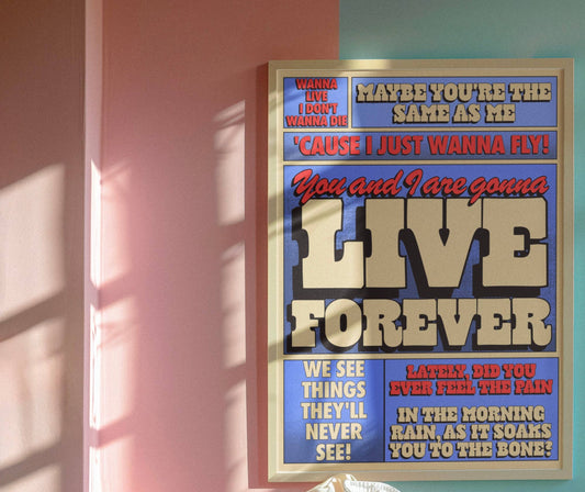 Blue Iris Designs Co - Live Forever Oasis print