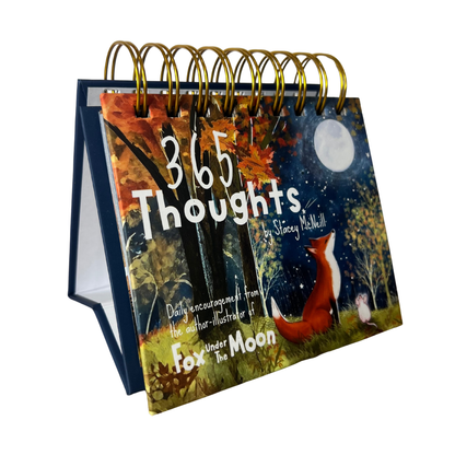 Fox Under The Moon - 365 Thoughts - Daily Encouragement Desktop Flipbook