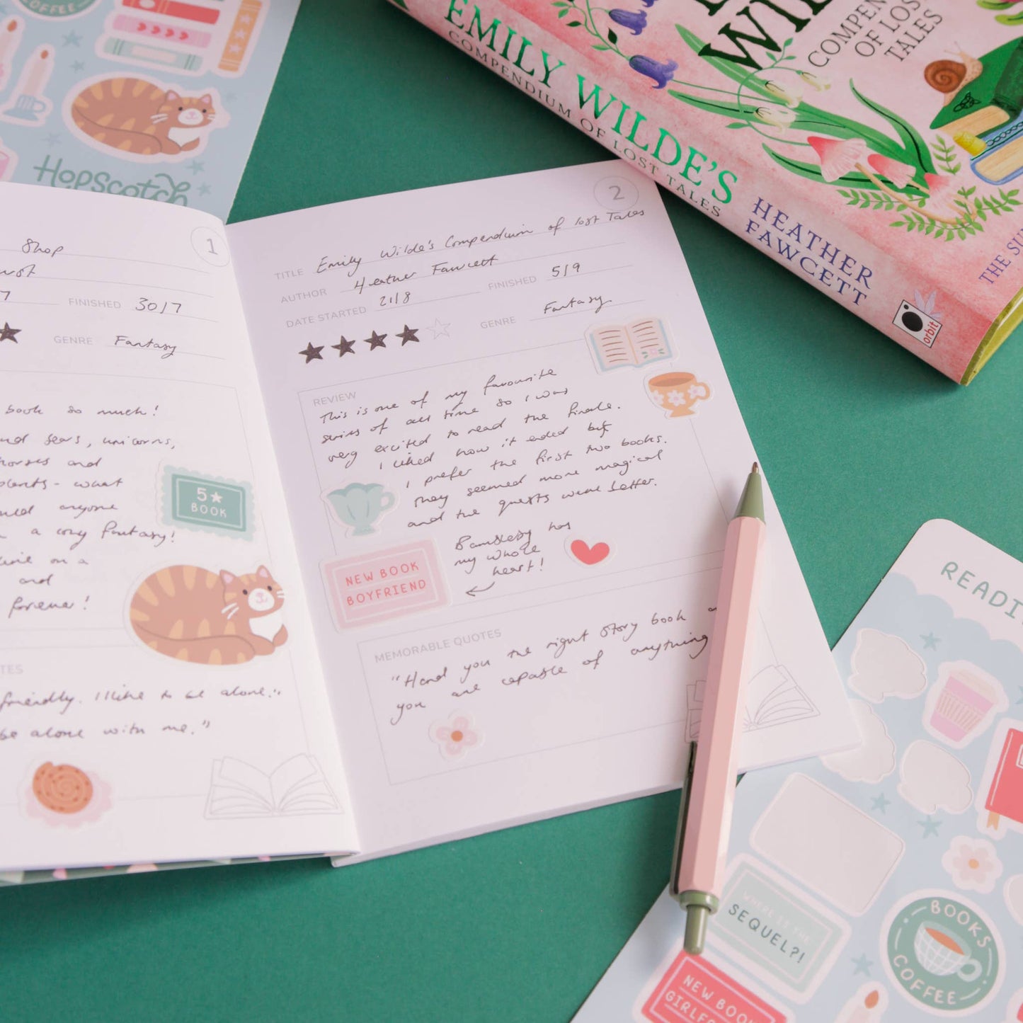 Hopscotch Paper Co. - Reading Journal – 50 Page Book Review Notebook