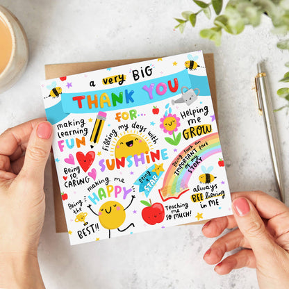 Teacher Thank You Card