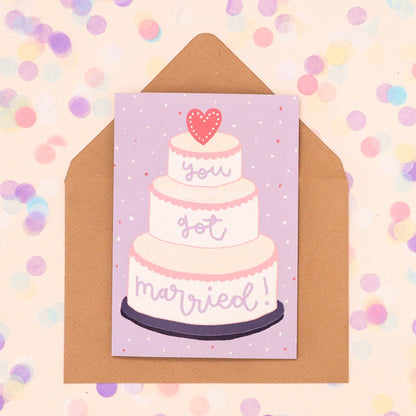 Oh, Laura - Greeting card - 'you got married'