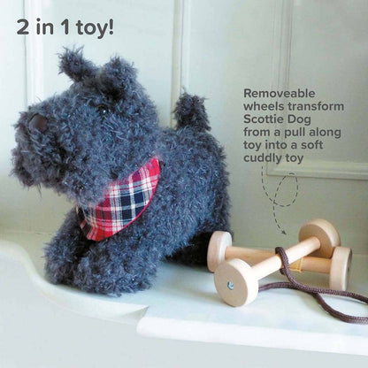 Little Bird Told Me Uk - Scottie Dog Pull Along Toy