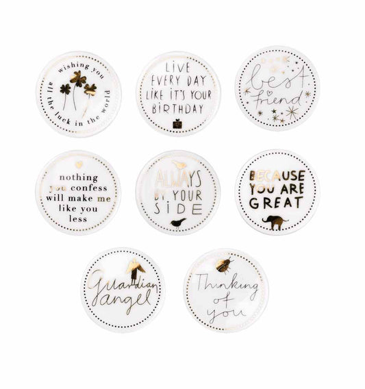 DM Brands Ltd - Räder – Rader Lucky coin display 72pcs (8 Designs) Diameter4cm
