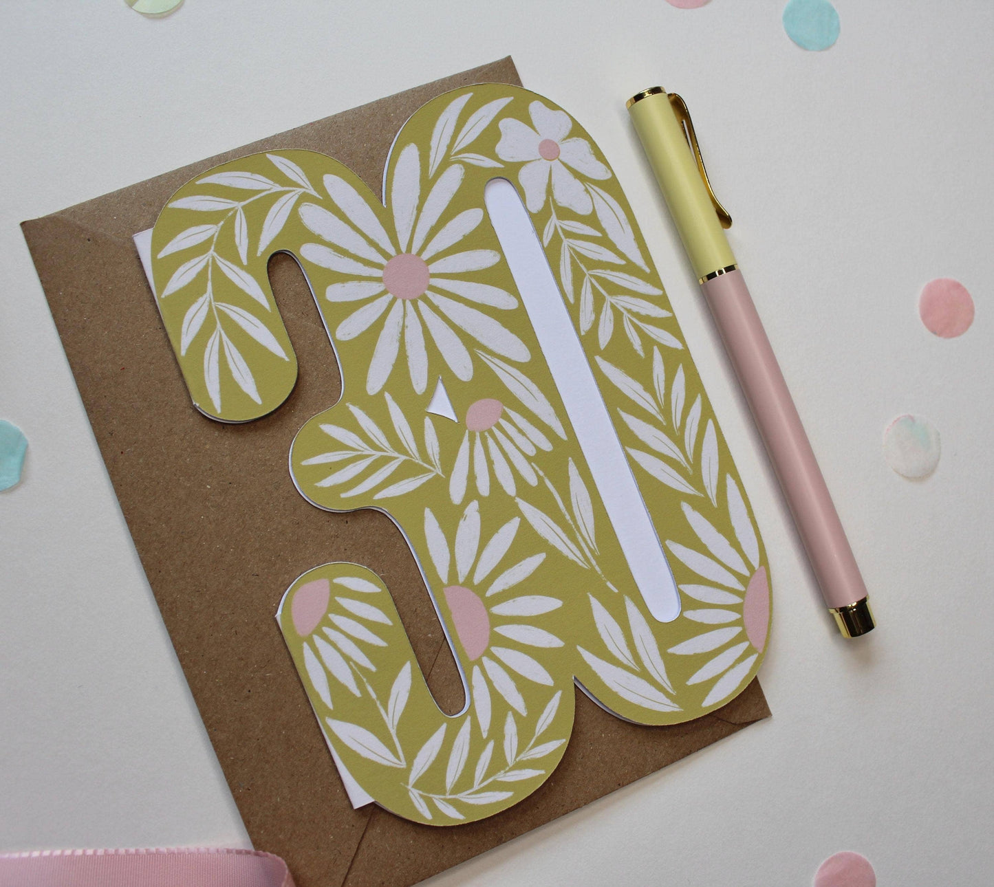 Ellice Owens Designs - Floral 30th Birthday Card for Her