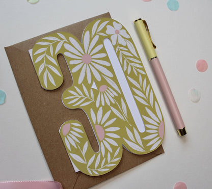 Ellice Owens Designs - Floral 30th Birthday Card for Her