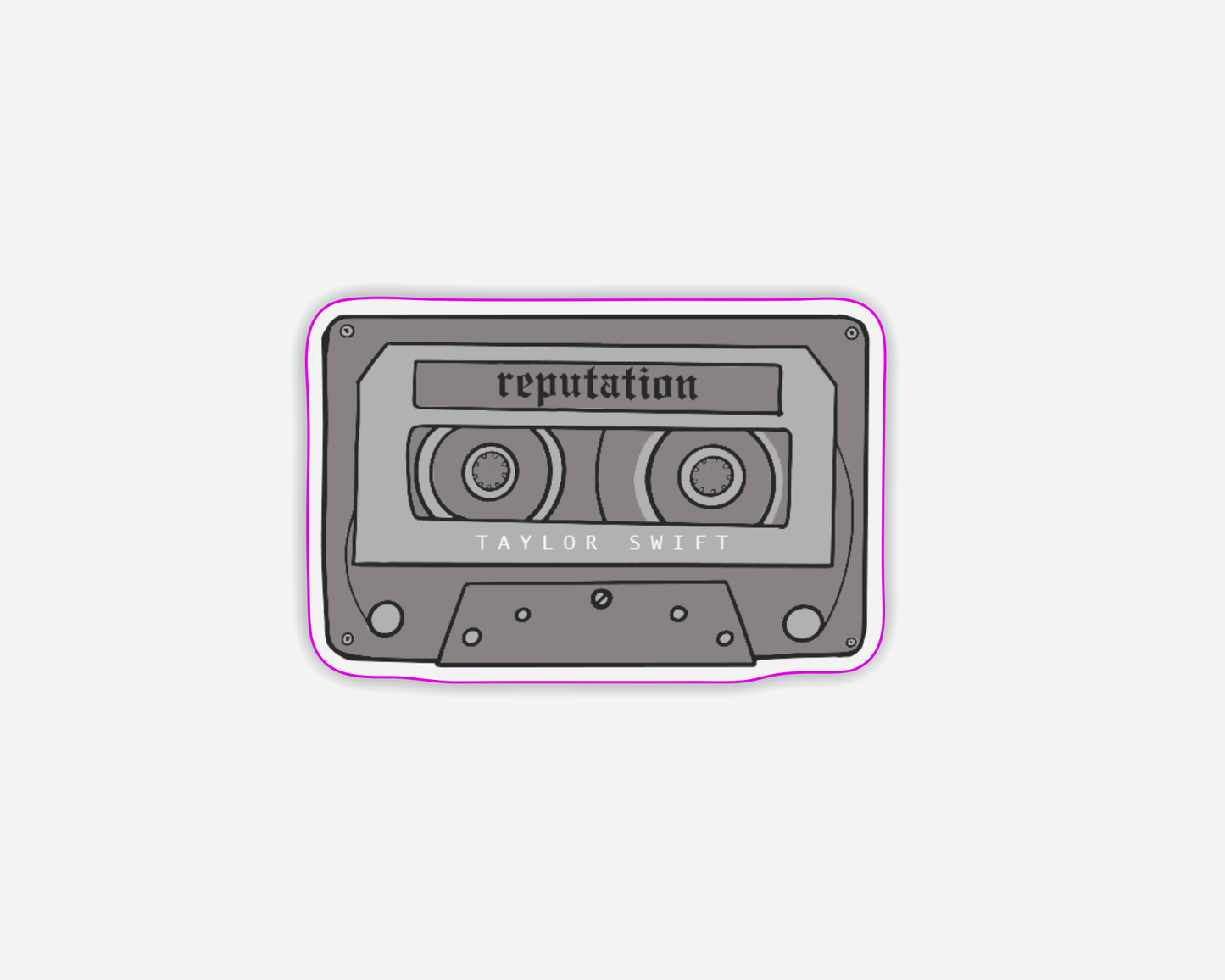 Danni Boden Designs - Reputation Album Inspired Cassette Tape Sticker-Taylor Swift