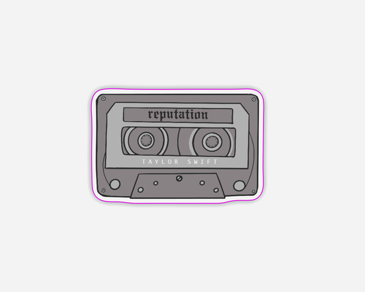 Danni Boden Designs - Reputation Album Inspired Cassette Tape Sticker-Taylor Swift
