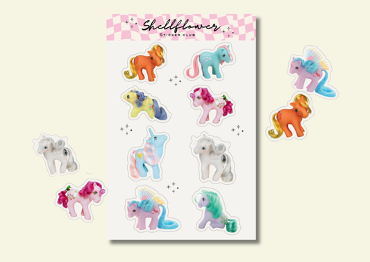Shellflower - My Little Pony Sticker Sheet
