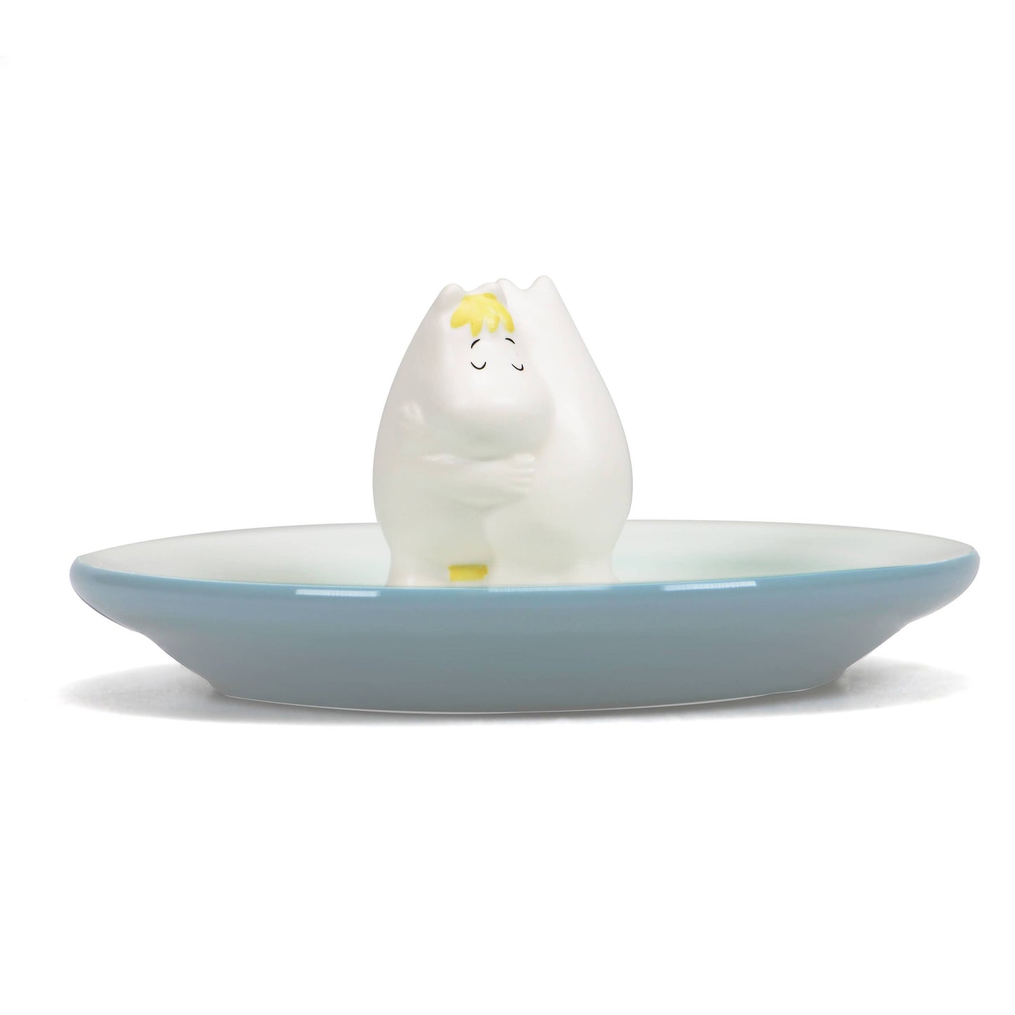 Half Moon Bay - Trinket Key Ring Dish Moomin Hug Blue