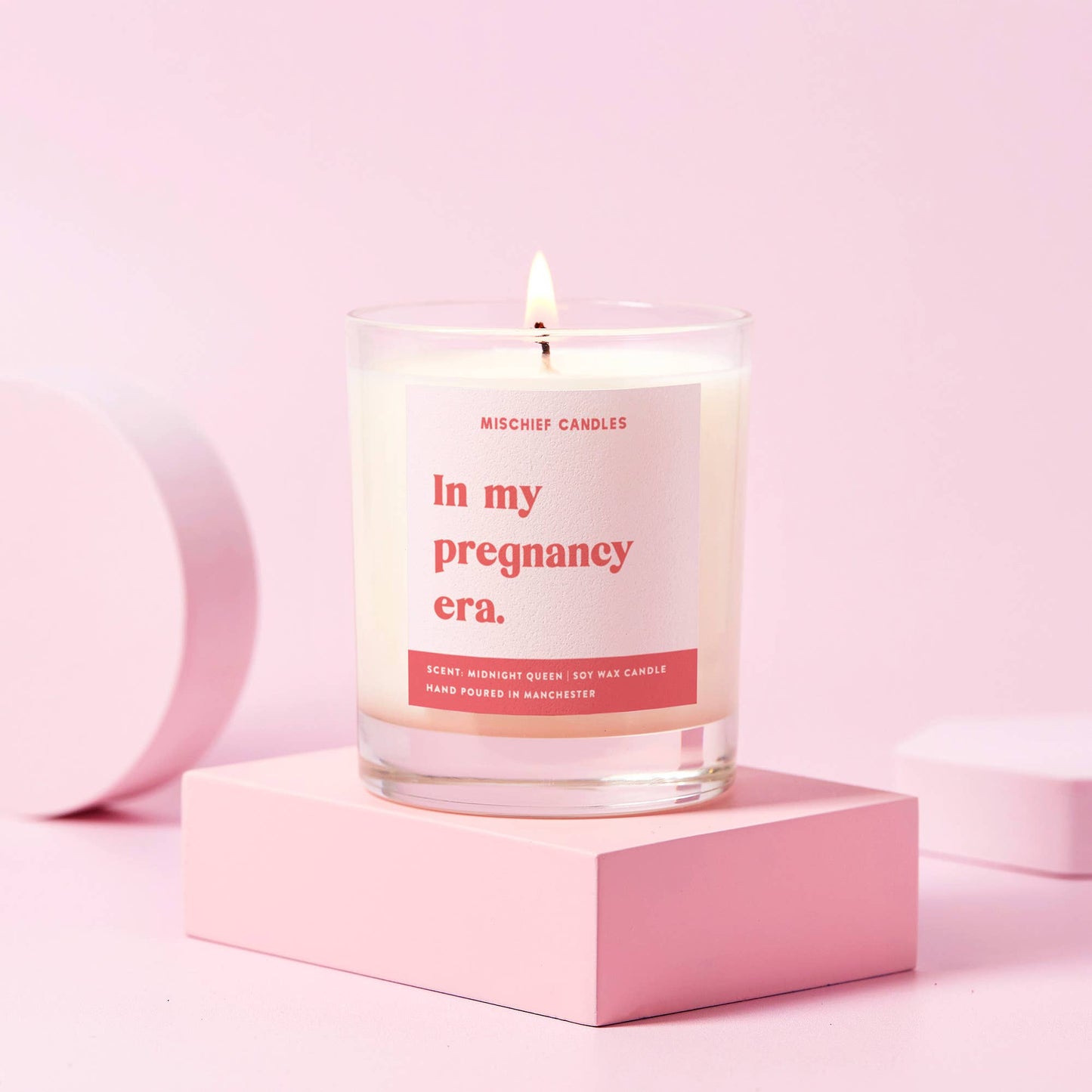 Mischief Candles - Mum To Be Gift Funny Pregnancy Gift Candle In Pregnancy Era