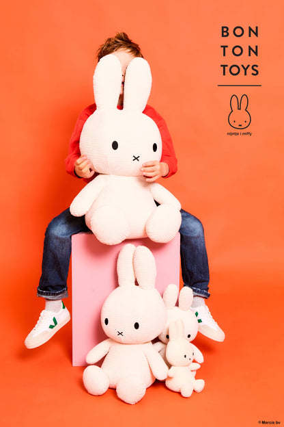 Miffy by S-c Brands - Miffy Corduroy ECO White 50cm