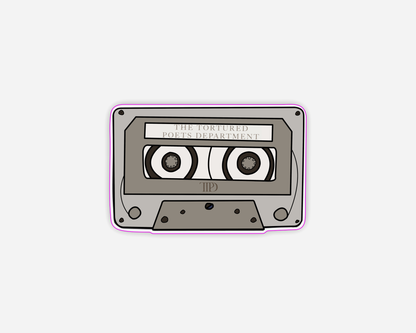 Danni Boden Designs - Tortured Poets Department Cassette Tape Taylor Swift Sticker