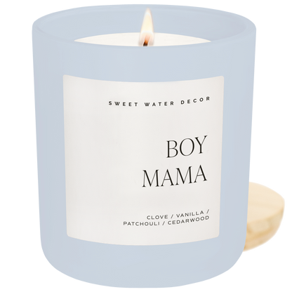 Sweet Water Decor - *NEW* Boy Mama 15 oz Soy Candle, Matte Jar - Mother's Day