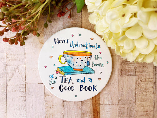 Little Heart - Tea Round Ceramic Coaster