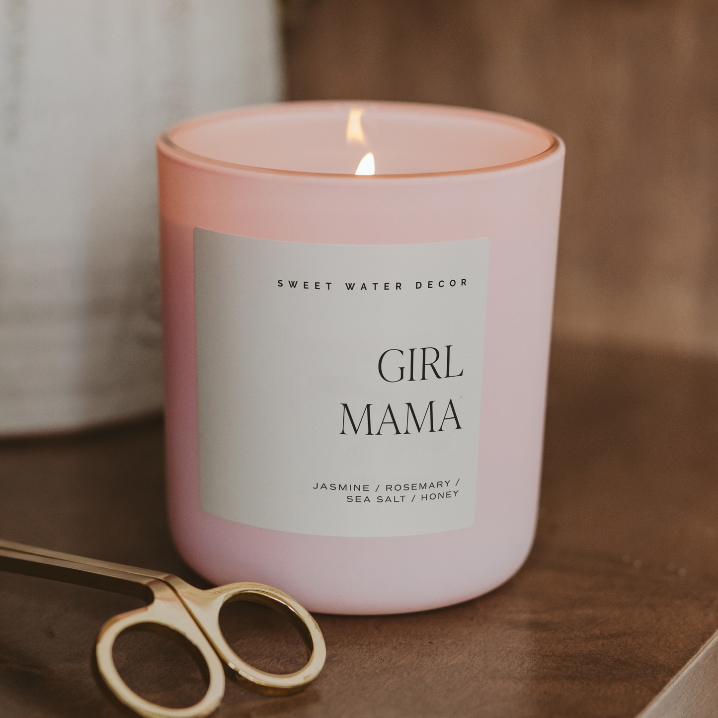 Sweet Water Decor - *NEW* Girl Mama 15 oz Soy Candle, Matte Jar - Mother's Day