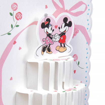 Hallmark - PopUp Wedding Card-3D Disney Mickey & Minnie PopUp