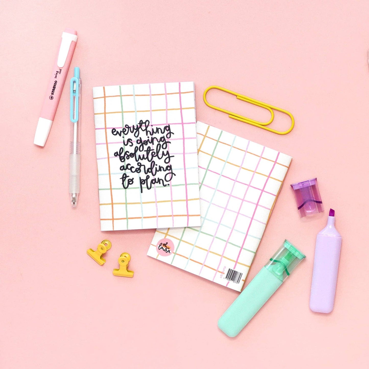 Oh, Laura - A6 notebook - everything is going according to plan