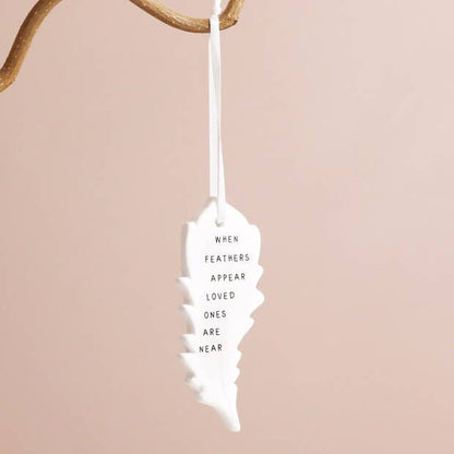 Lisa Angel - When Feathers Appear Hanging Decoration