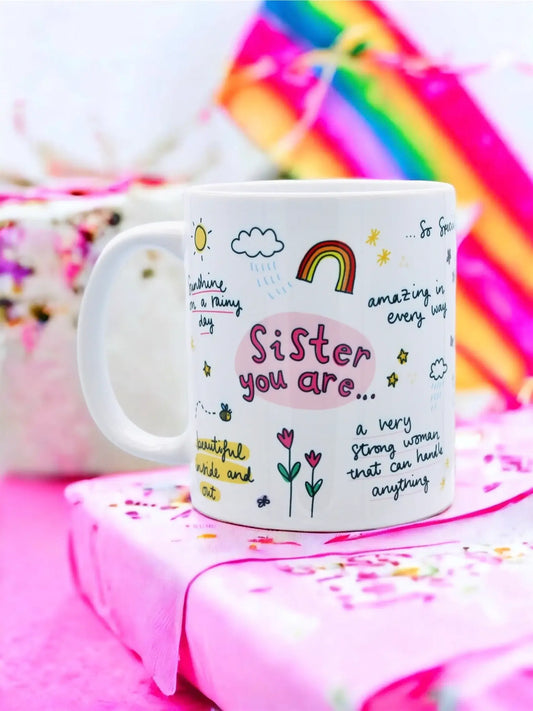 Feel Good Gift co. - Sister Mug- Sister Gift | Positive Gift | Christmas Sister
