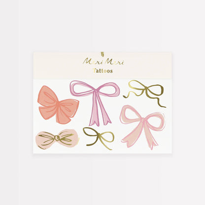 Meri Meri - Bow Temporary Tattoos