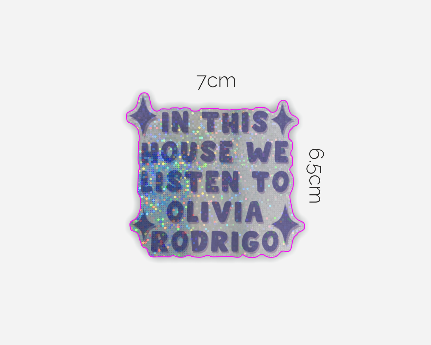Danni Boden Designs - In This House We Listen To Olivia Rodrigo Magnet