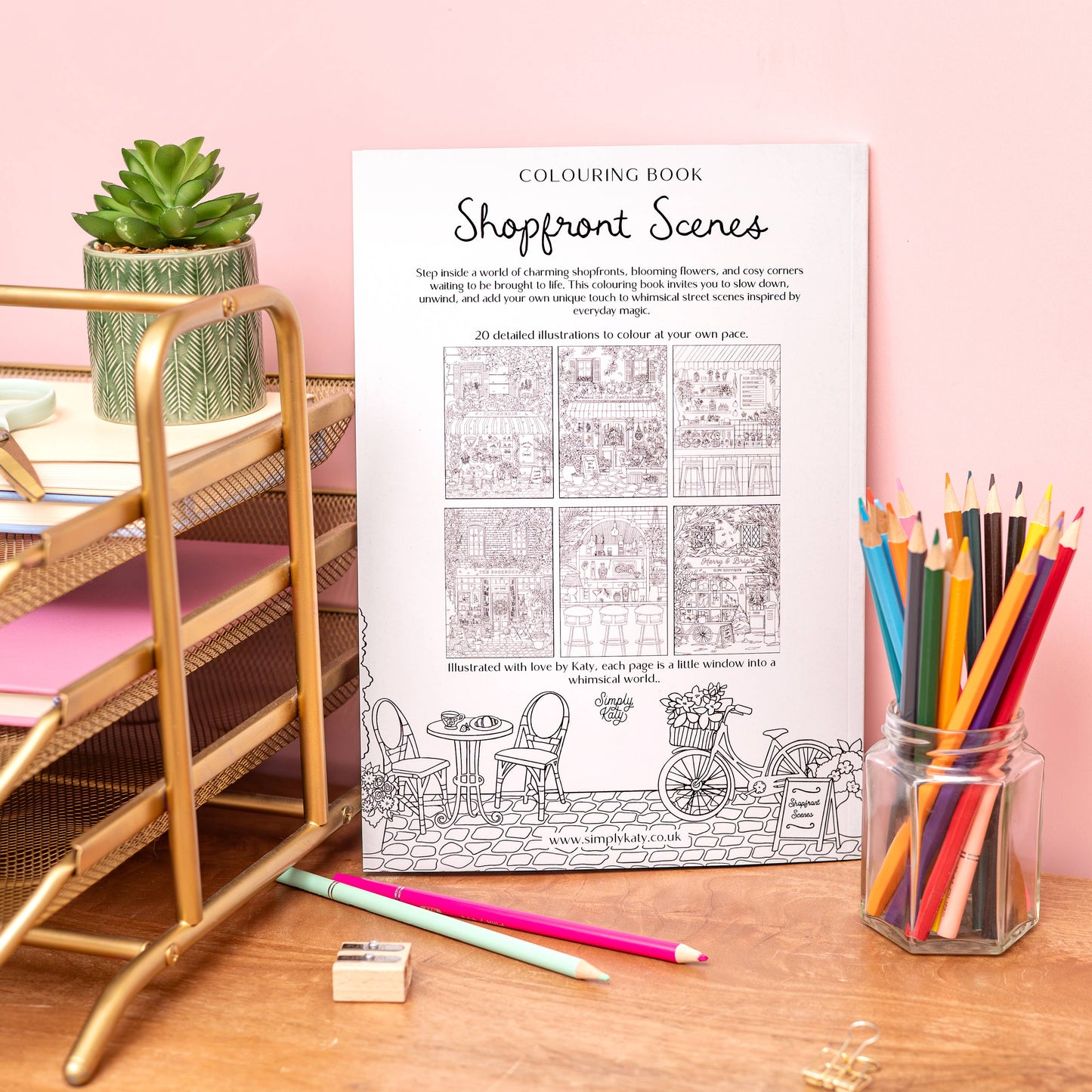 Simply, Katy - Colouring Book: Shopfront Scenes