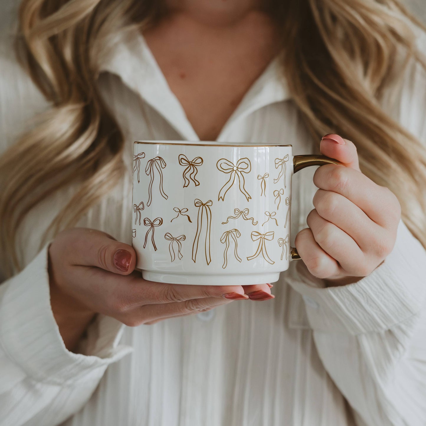 Sweet Water Decor - *NEW* Bows Coffee Mug - Spring Decor & Gifts
