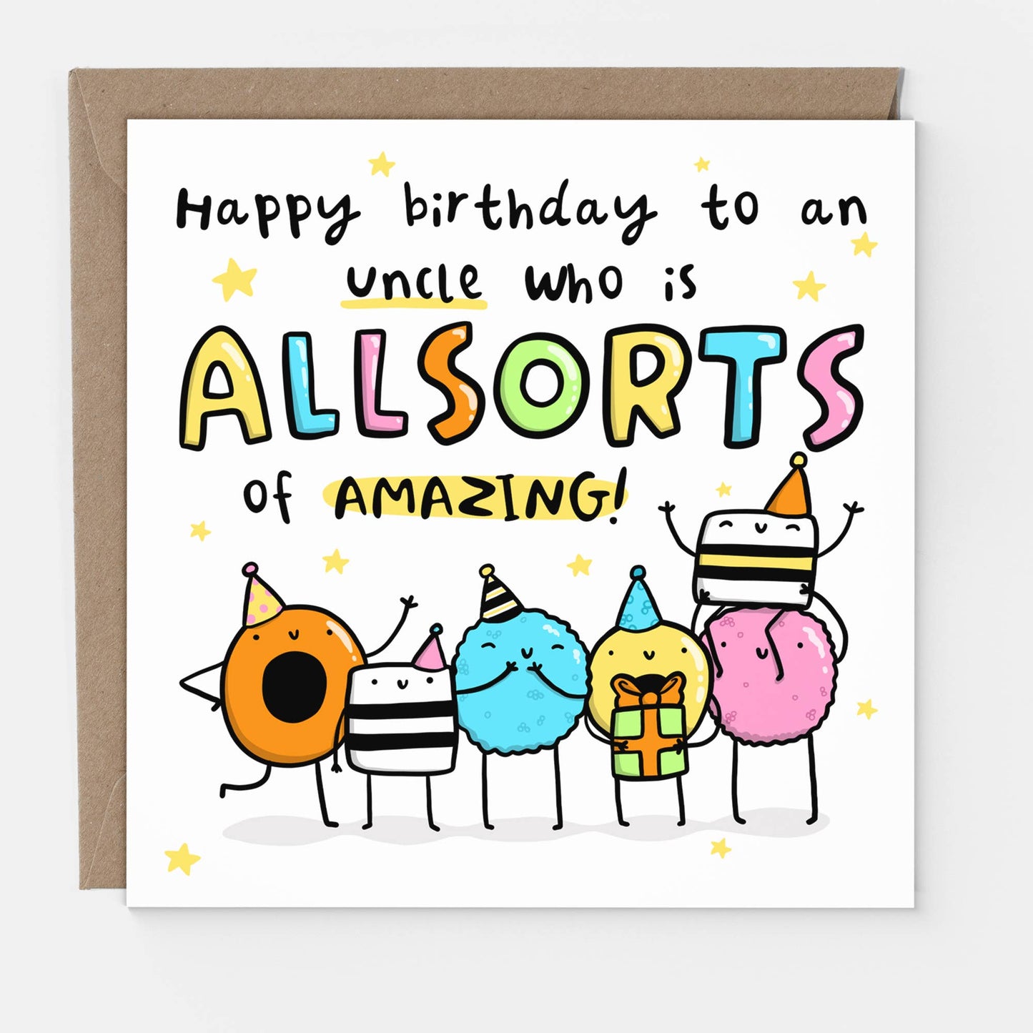 Uncle All Sorts of Amazing - Funny Birthday Card for Him