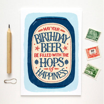 Alexandra Snowdon - Birthday Beer Card