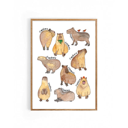Nova & Me - Capybara A4 Print