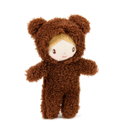 ThreadBear Design UK/EU - ThreadBear Little Peeps Heidi Bear - Matchbox doll 12cm