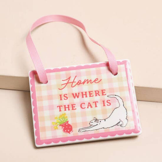 Lisa Angel - Cat Hanging Plaque