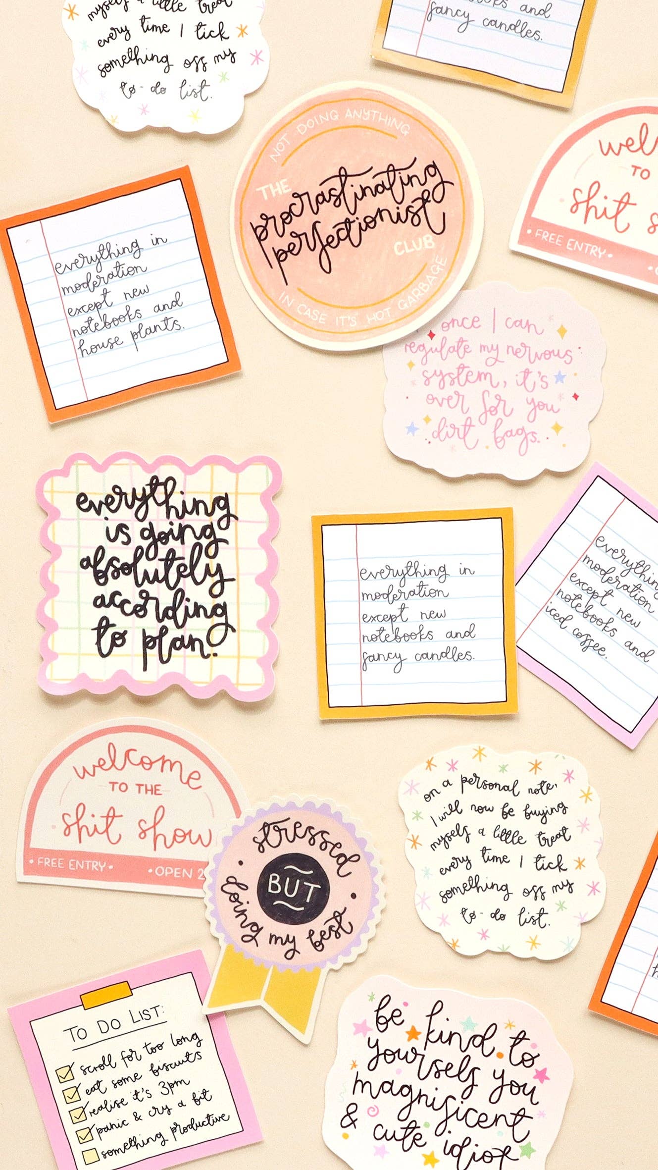 Oh, Laura - Vinyl sticker - procrastinating perfectionist