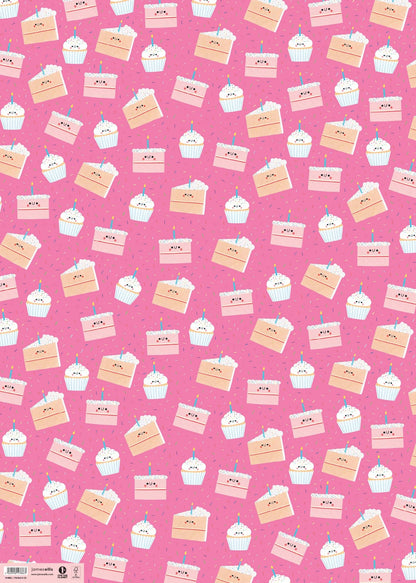 James Ellis - Happy Cakes Wrapping Paper