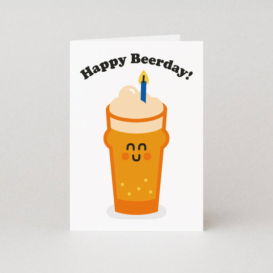 Studio Boketto - Beer Birthday Card | Male Birthday Cards | Cards for Him