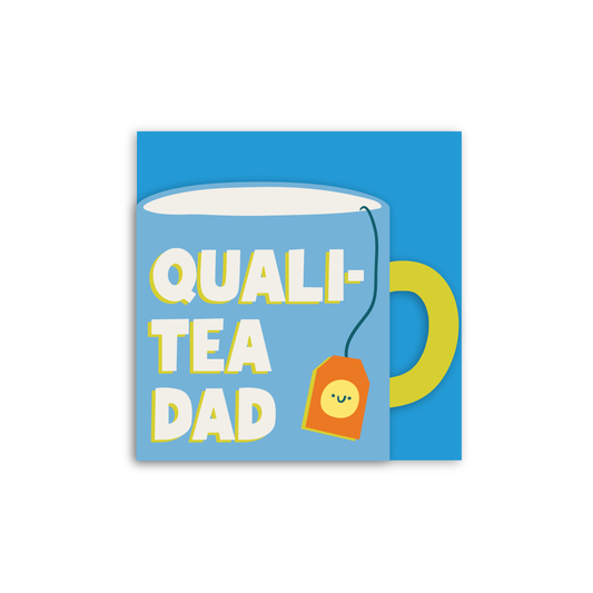In Real Life - Qualitea Dad Cup Shaped Card