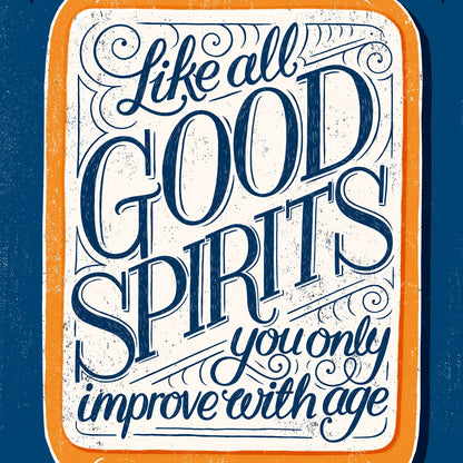 Alexandra Snowdon - Good Spirits Birthday Card