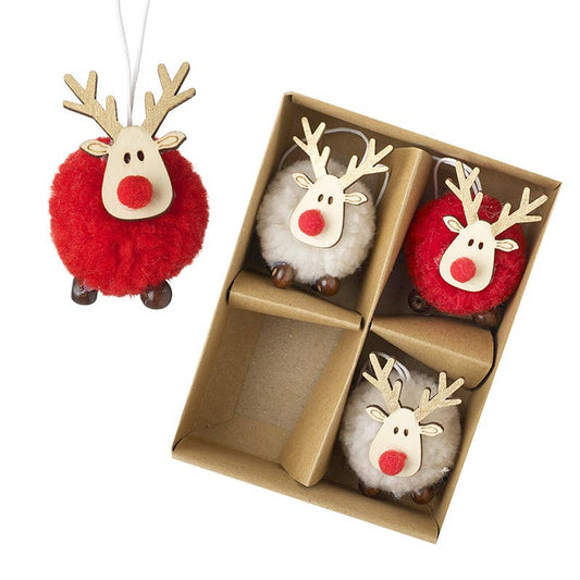 Heaven Sends - HANGING POM POM REINDEER