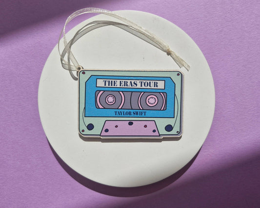 Danni Boden Designs - Taylor Swift ERA's Tour Cassette Bauble/ Wooden Hanging Char