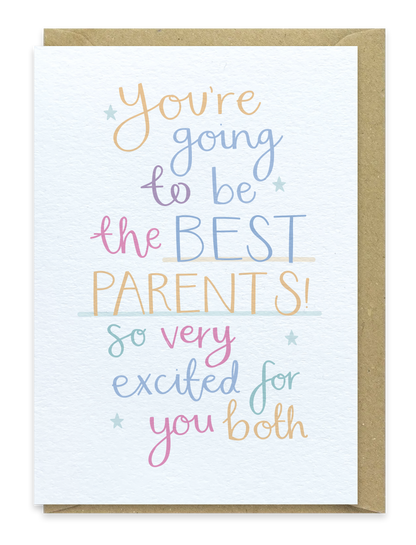 Two For Joy Illustration - The Best Parents – New Baby Card